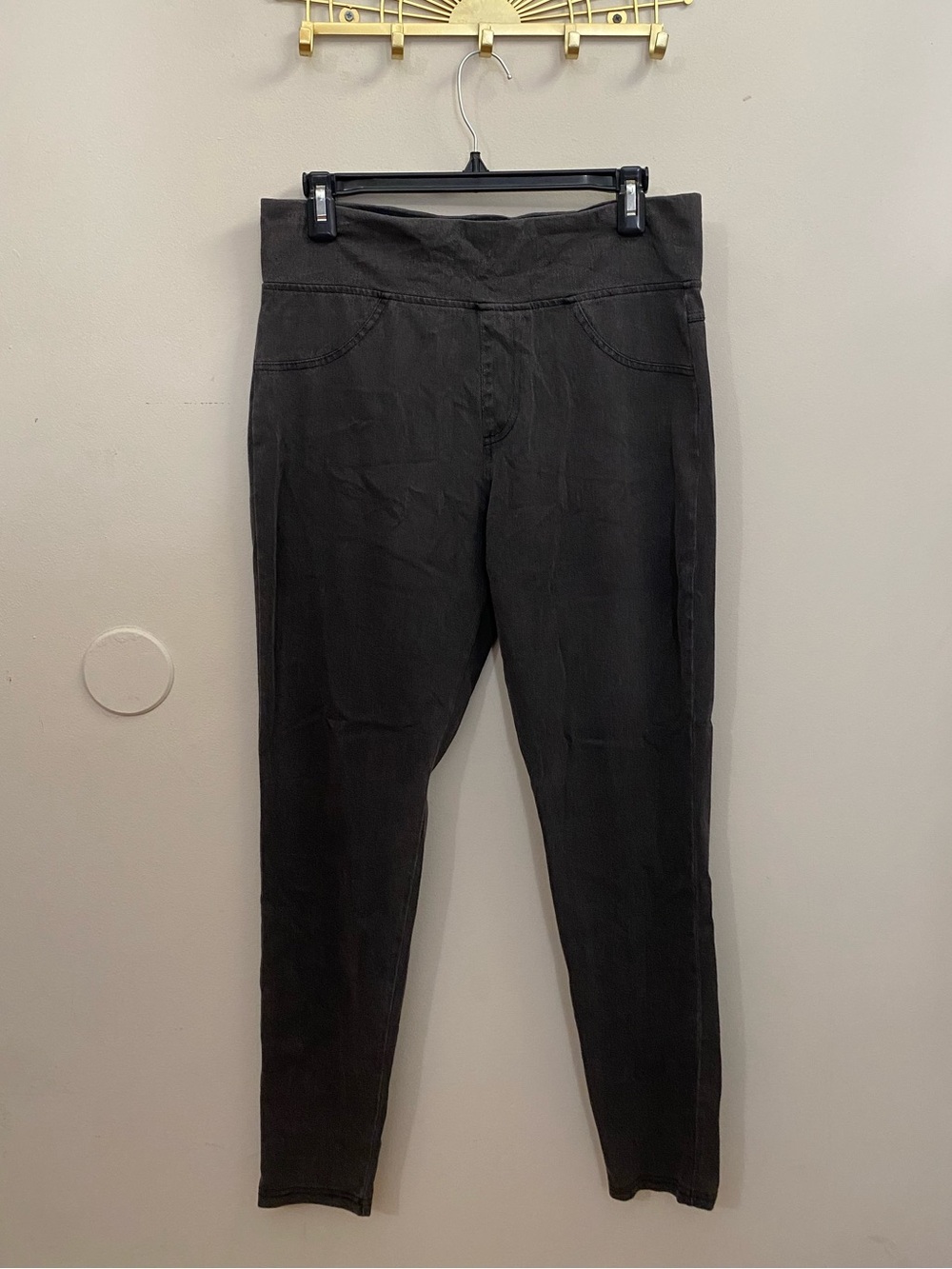 a new day Black Ponte Knit Slim Jeggings